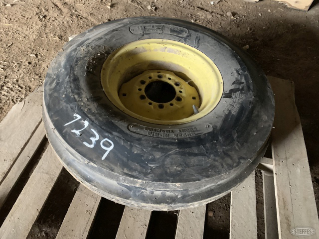 11L-15 tractor tire (3) rib on 6 bolt rim
